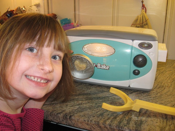 my daughter and the easy bake oven 