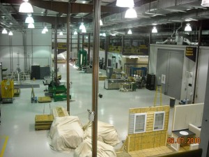 the lab floor at the National Association of Home Builders Research Center