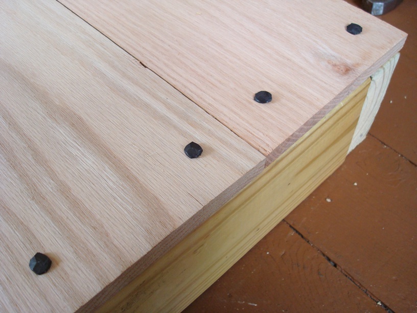 The History And Merits Of Square Nails The Wrought Nails Look Much Better For Face Nailing In Oak