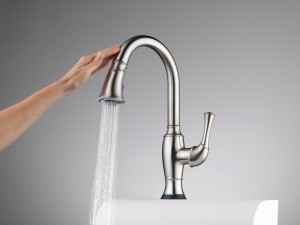 Brizo's Talo Kitchen Faucet with SmartTouch Technology
