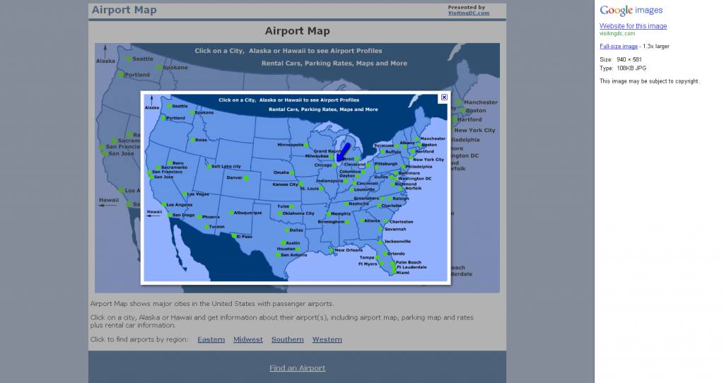 This is Chicago on a US Map