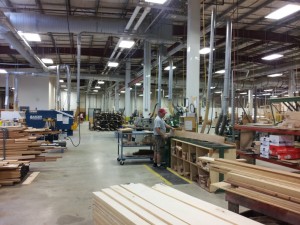 Crown Point Cabinetry factory via Building Blox