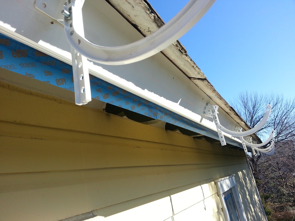 Installing Half Round Gutters History Planning And Prep Painting Fascia Before Installing Half Round Gutters