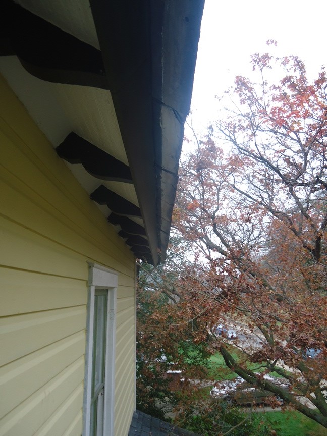 gutters installing half round fascia angled gutter hangers planning prep history replaced mounting