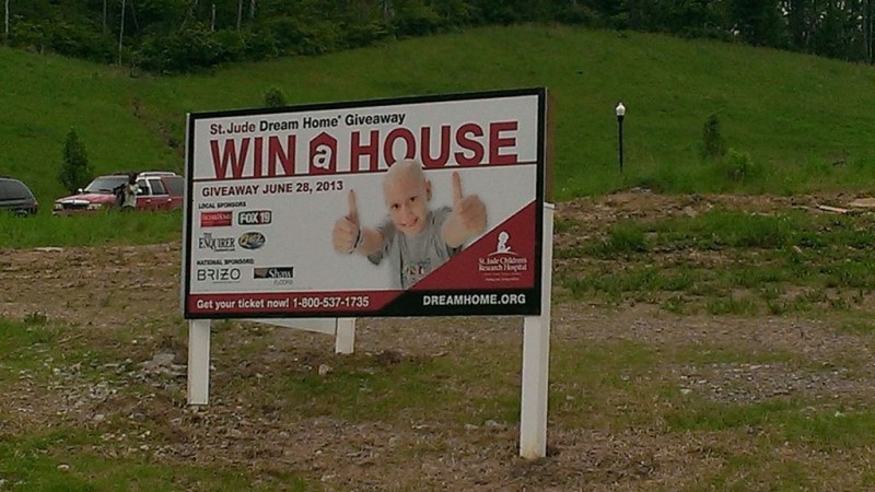 Win a Dream Home Signage