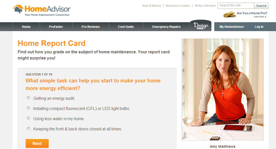Home Advisor's Home Report Card (the Fall Home Maintenance Edition)