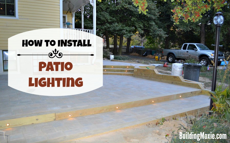 installing patio lights