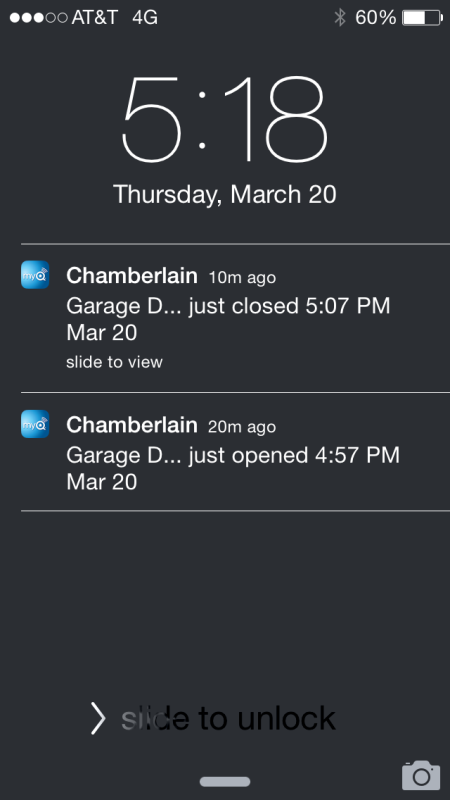 Myq Garage Review Giveaway From Chamberlain Chamberlain Is Delivering A Solid Product That Adds Today S Technology To Yesterday Garage Door Opener There Are Also Several Additional Features