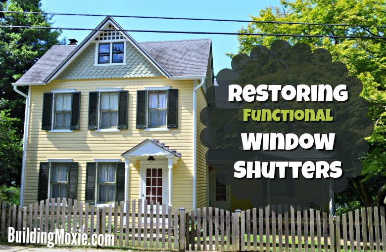 Refinishing & Hanging Functional Exterior Wood Shutters | Exteriors Refinishing & Hanging Functional Exterior Wood Shutters | Exteriors