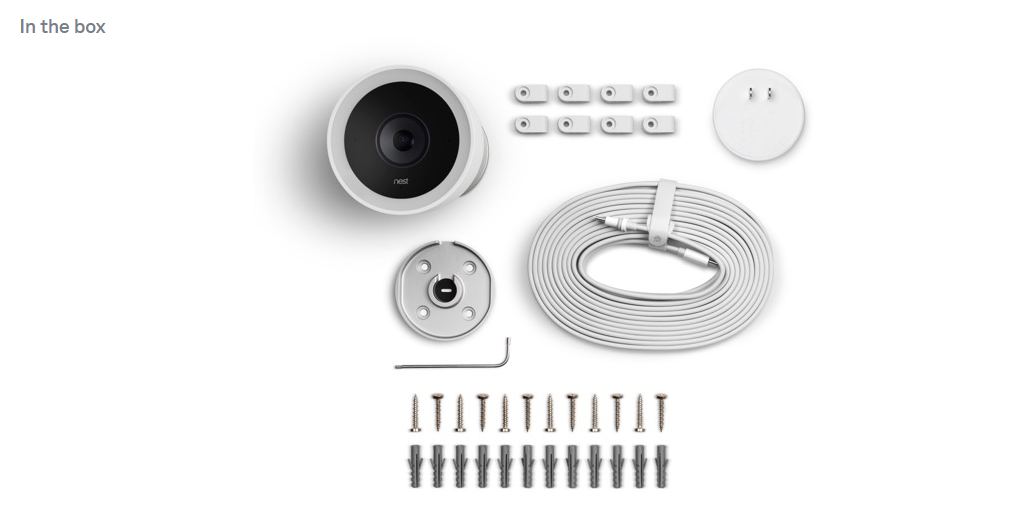 nest cam wire