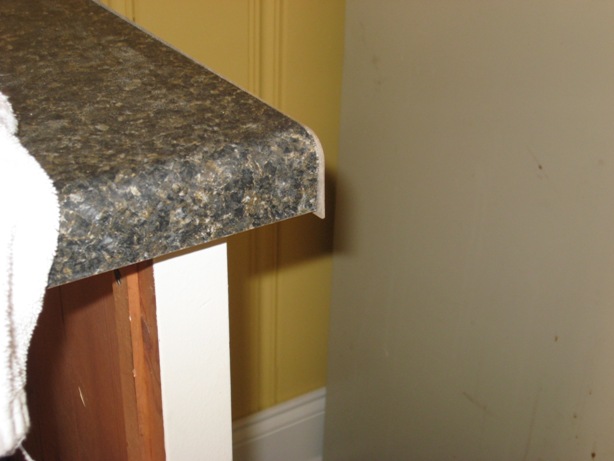 Installing A Self Sink In Postform Laminate Countertop Postform Laminate Countertop End Caps Will Be Larger Than The At First Cap