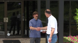 jb with Bob Hill, NAHBRC Director of Laboratory and Certification Programs.