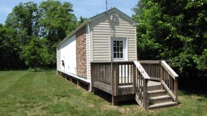 siding test hut on the campus of the National Association of Home Builders Research Center