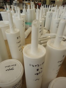 Unmarked Tubes of Caulk in the Lab