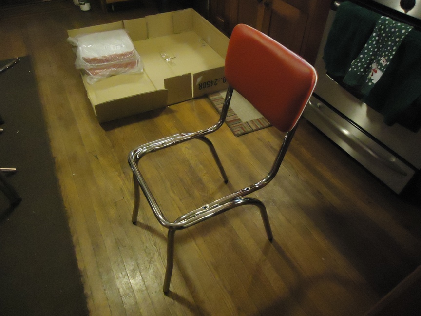 Assembling Coaster Retro Kitchen Chairs
