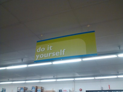 Do It Yourself Ailse at KMart