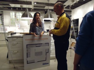 Amy Hughes with Bill Meiswinkel Ikea Baltimore