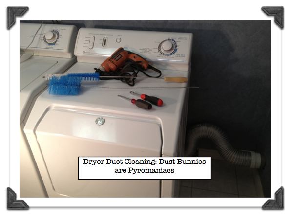 Dryer Duct Cleaning Dust Bunnies are Pyromaniacs