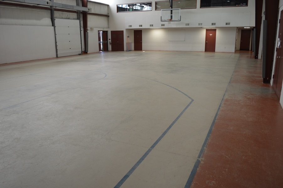 4200sf basketball court