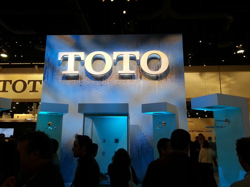 TOTO USA booth KBIS