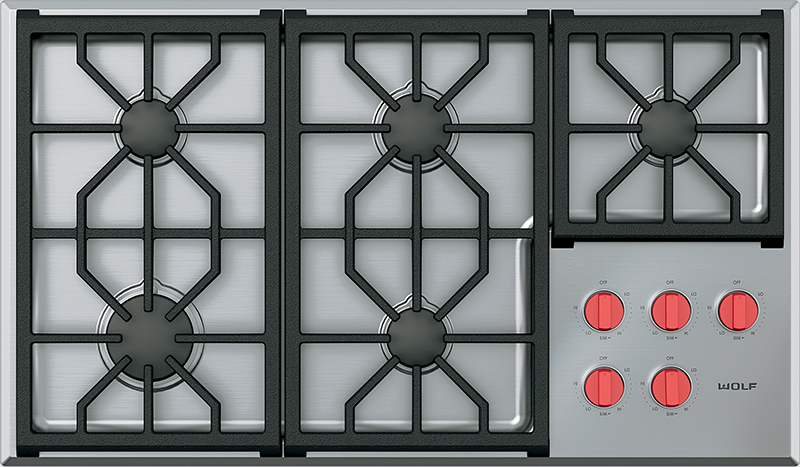 Wolf New Generation gas cooktop